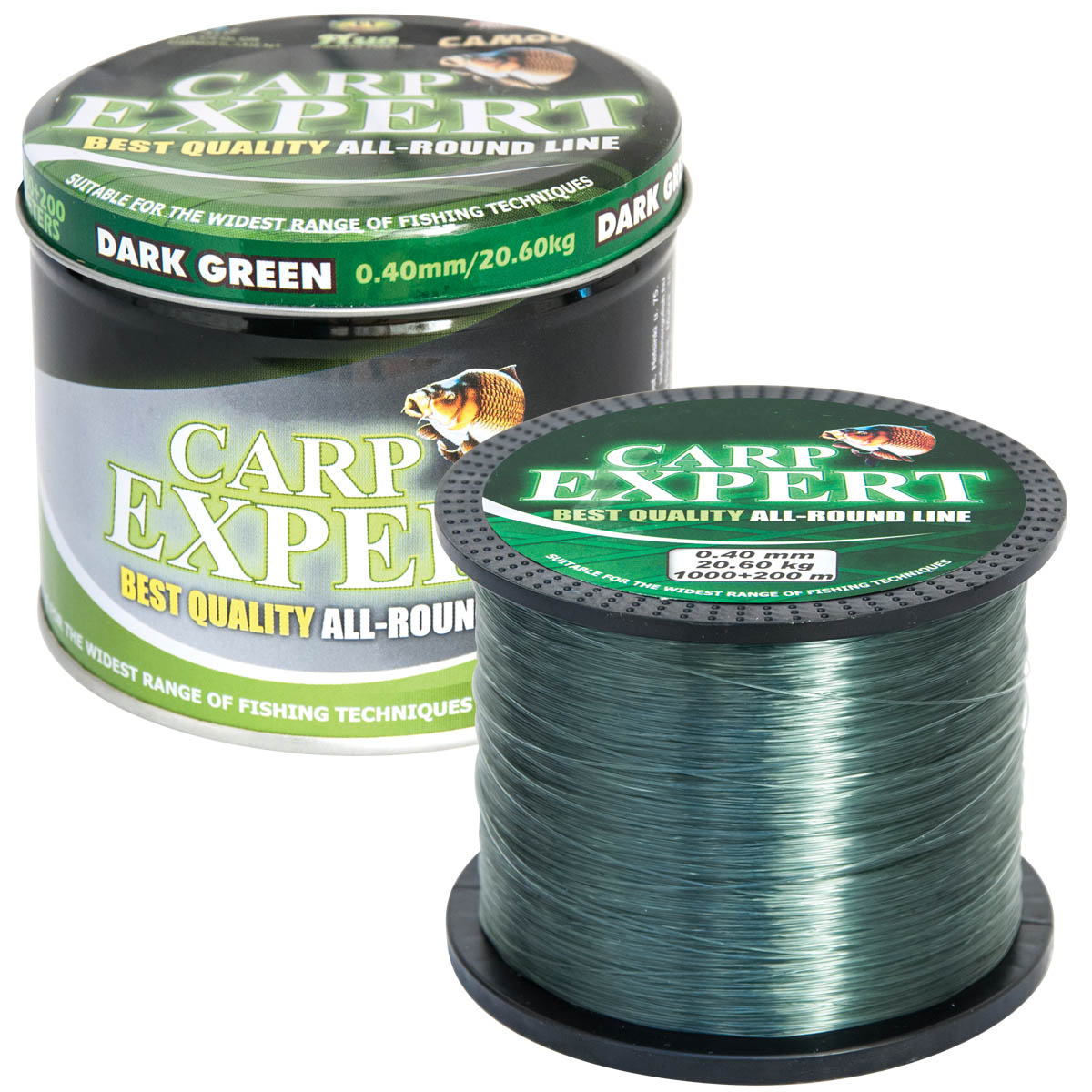 Lines / Monofilament lines carp / LINE CARP EXPERT DARK GREEN Energofish